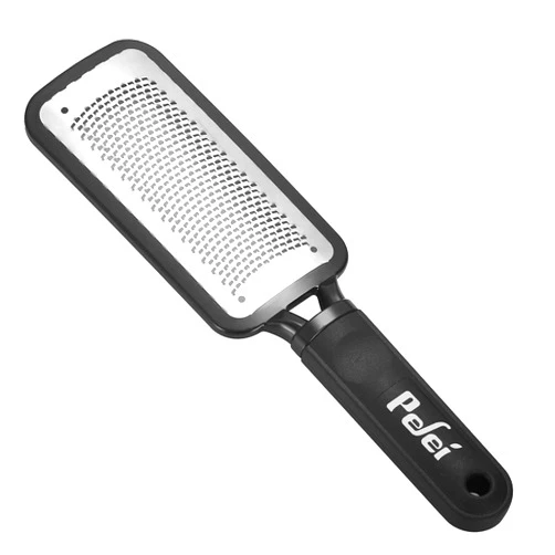 Pefei Colossal Pedicure Rasp Foot File, Professional Foot Care Pedicure Stainless Steel File to Removes Hard Skin, Can Be Used On Wet Feet