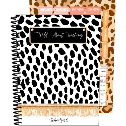 Schoolgirl Style Simply Safari Teacher Planner, 8