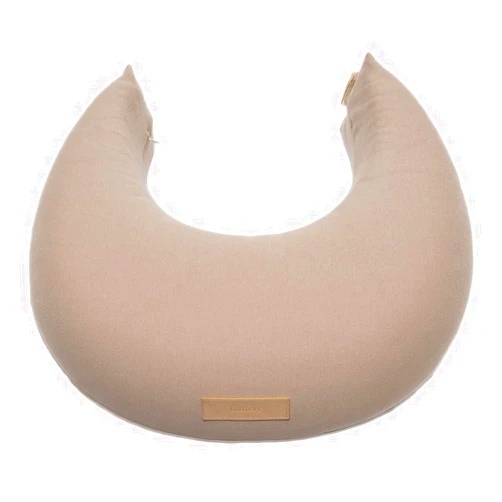 Butterr Natural Breastfeeding Pillow, Nursing and Posture Support, Plant Based Cushion with Organic Cotton Removable Cover (Wheat)