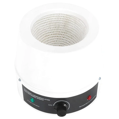 Eujgoov Heating Mantle 500ml,Magnetic Stirrer Heating Mantle 250W, Thermostatic Electric Heating Jacket Electric Heating Mantle Lab Heating Mantle for Liquid Heating(500mL 250W US Plug)