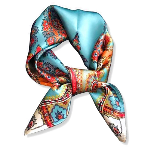 PoeticEHome 100% Pure Mulberry Silk Square Scarf 27
