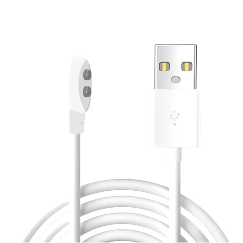 YiKaiEn 6mm Magnetic USB DC Charger Cable, 2.7ft Replacement Oval Base Charging Cord for Rechargeable Toys, Massagers, Electric Toothbrushes,Children's Watches, Dog Trainer, Facial Cleanser