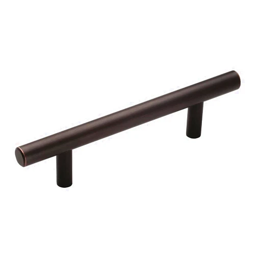 Amerock | Cabinet Pull | Oil Rubbed Bronze | 3-3/4 inch (96 mm) Center to Center | Bar Pulls | 10 Pack | Drawer Pull | Drawer Handle | Cabinet Hardware