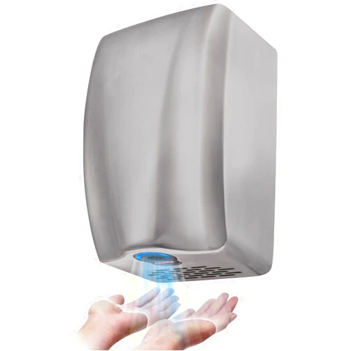 Stardrix UL Approved Stainless Steel Bathroom Hand Dryer with HEPA Filter, Heavy Duty Automatic Electric High Speed Hand Dryer for Commercial Restroom, Brushed