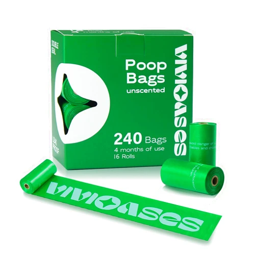 VIVIOASES 240 Count Dog Poop Bags Rolls, 9
