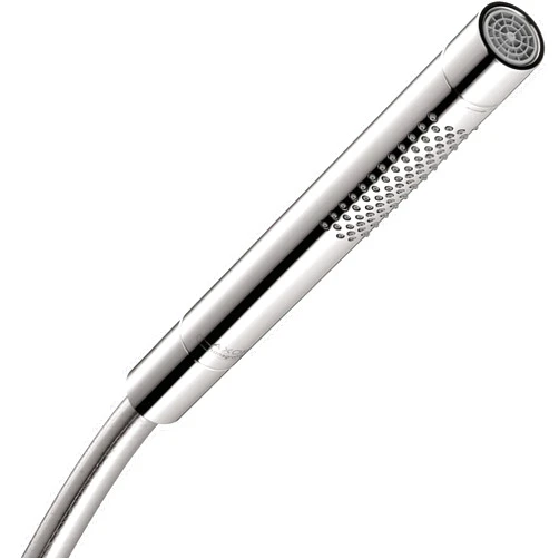 AXOR Starck 1-inch Modern Handheld Shower Head 2-Spray in Brushed Gold Optic, 28532251