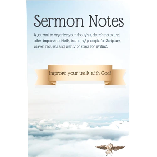 Crystal Gerber 52 Week Sermon Notes: A journal to organize your thoughts church notes and other important details, including prompts for Scripture, prayer requests and plenty of space for writing.