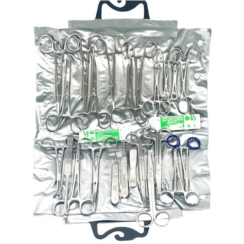 Cynamed 82 PCS PREMIUM GERMAN STAINLESS VETERINARY INSTRUMENTS SET -INCLUDE KELLY FORCEPS MOSQUITO FORCEPS CARMALT TOWEL CLAMP SCISSORS-SPAY PACK SET (CYNAMED BRAND) ALL IN ONE