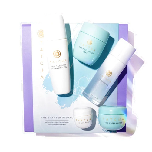 Tatcha The Starter Ritual Set - Pore-Refining & Clarifying Set | 2 Week Introductory Set | $92 Value