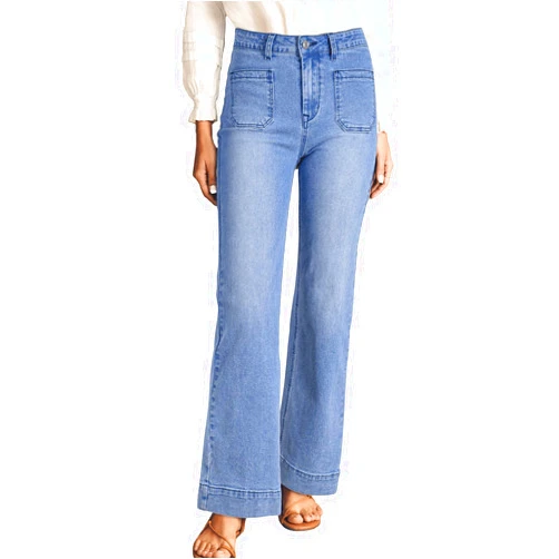 Astylish Womens Wide Leg Jeans High Waisted Stretchy Straight Leg Jeans Loose Trendy Denim Pants with Pocket