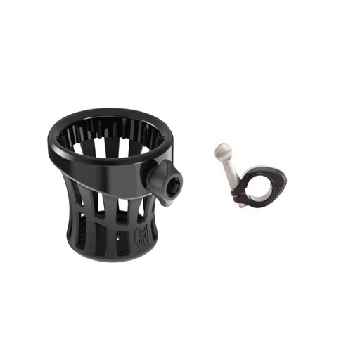 CIRO GEN 2 Standard Drink Holders with Aluminum Clamp Mount (Black, 7/8