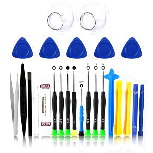 Willhom 25 in 1 Electronics Repair Tool Kit,Precision Screwdriver Set Magnetic for iPhone,Cell Phone,Smart Watch,Computer,PC,Tablet,iPad,Camera,Xbox,PS4 Pry Open Replace Screen Battery