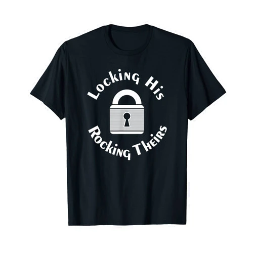 BDSM Tzzs Locking His Male Chastity BDSM Hotwife Femdom Cuckolding T-Shirt