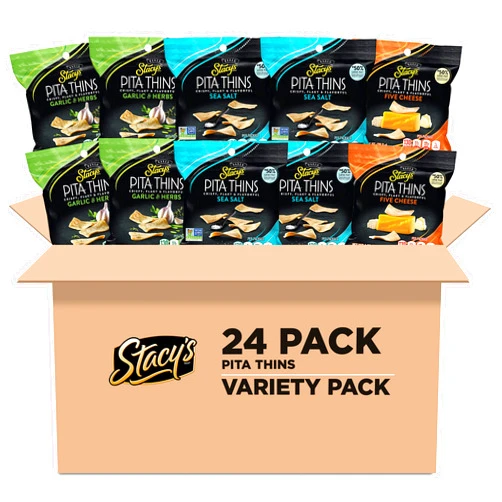 Stacy's Flavored Pita Chips, 1 Ounce (Pack of 24)