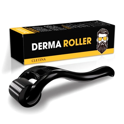 CLETINA 540 Titanium Derma Roller - Microneedle Micro Needle Roller For Men And Women Home Use - Microneedling Roller Dermaroller Skin Care Tool(#1.0#)