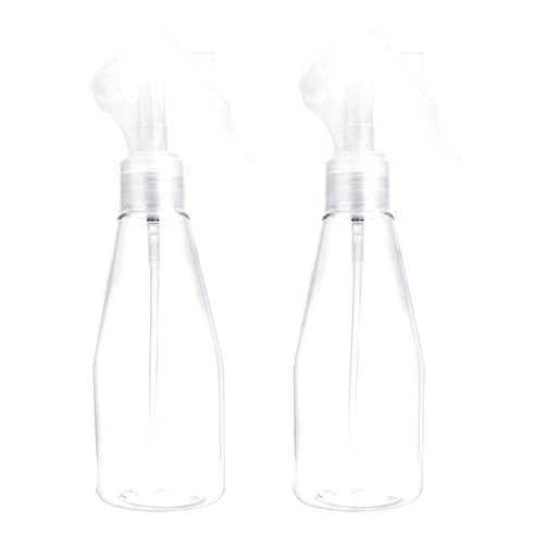 Meriton Empty Spray Bottles, 200ml Mister Spray Bottle Water Spray Bottle, Plant Spray Bottle for Travel, Cleaning Solution, Gardening and Skin Care (2PCS)