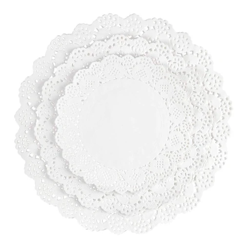 HAKSEN 108 PCS Paper Lace Doilies Combo, Pack 36 Each 6.5