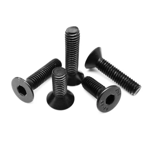 DLLTEC Cqinlu-Hex Bolts M5 M6 M8 Black 304 A2-70 Stainless Steel Hexagon Hex Socket Flat Countersunk Head Screw Bolt, Excellent Corrosion Resistance (Size : 2pcs M8x35mm)