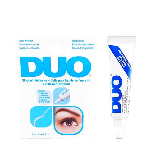 Duo Striplash Adhesive - White/Clear, Dries Invisibly, 0.25 oz, 1-Pack