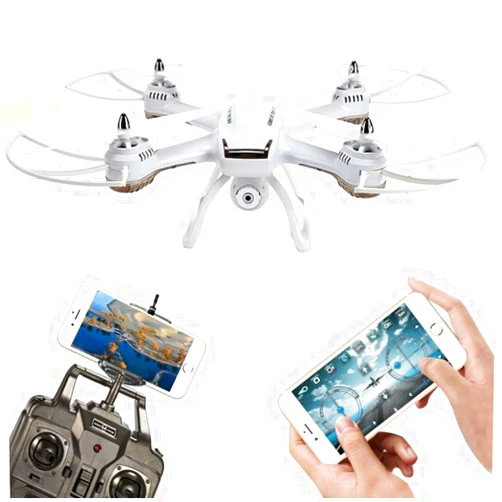 SkyCo New Rc WiFi FPV WiFi Drone Quadcopter with HD Camera Live Video One-Key-Return RFT Headless Helicopter Altitude Hold
