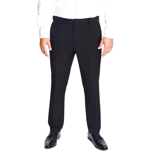 Johnny Bigg Black Raymond Slim Elastic Pant - Black Men's Dress Pants Slim Fit Expandable Elastic Waistband Wrinkle Resistant