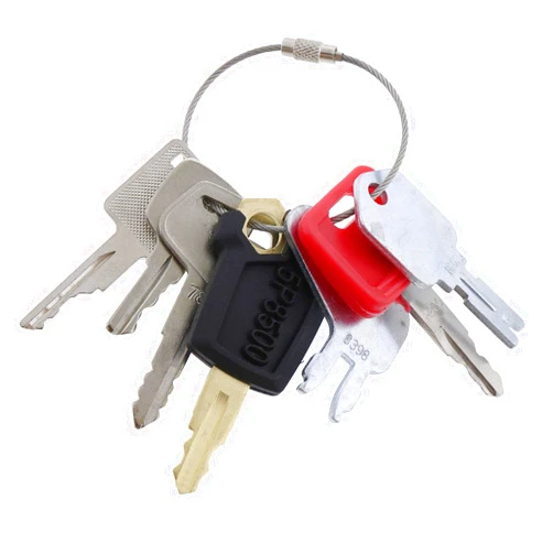 Solarhome 7 Heavy Equipment Ignition Keys Set for CAT Case JCB JD Hitachi Hyster Komatsu Bobcat