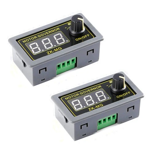EC Buying 2Pcs ZK-MG PWM Motor Driver DC 5V 12V 24V Motor Speed Controller Adjustable Speed Regulator Digital Encoder Duty Cycle Frequency Housing with Stepless Variable Rotary Switch Signal Generator