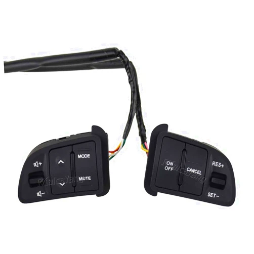 Malcayang Steering Pad Audio Cruise Remote Control Switch with Extension Wire for Kia Sportage 2012-2015