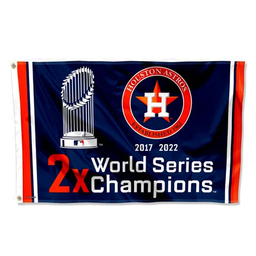 WinCraft Houston Astros Years Series Champions 3x5 Foot Banner Flag