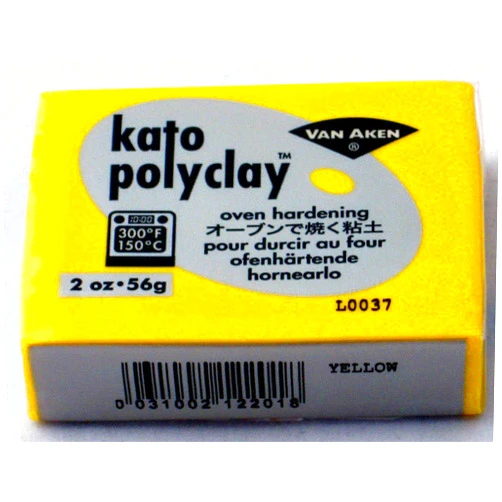 Generic Kato Polymer Clay Oven Jewelry Craft Bake Polyclay Bar Art Van Aken 2 Oz (YELLOW)