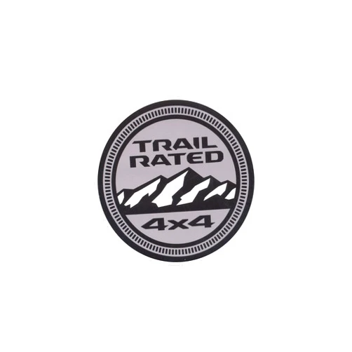 Jeep Trail Rated Logo Vinyl Sticker (4X4