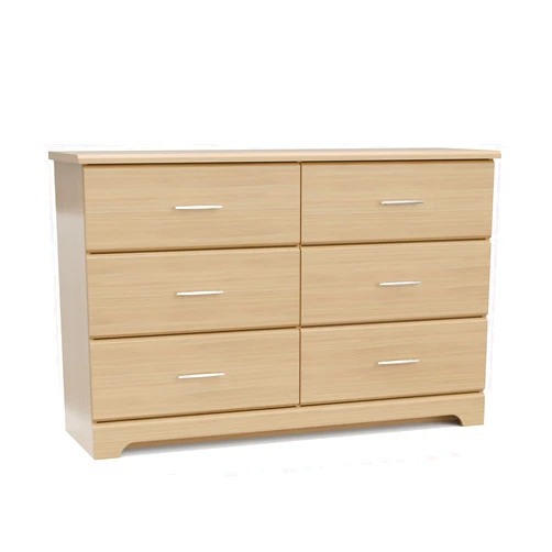 Storkcraft Brookside 6-Drawer Dresser (Driftwood) – GREENGUARD Gold Certified, Wood Dresser for Bedroom, Kids & Nursery Storage Chest, Safety Interlocking Drawers, Pre-Installed Tracks, Kids Chest