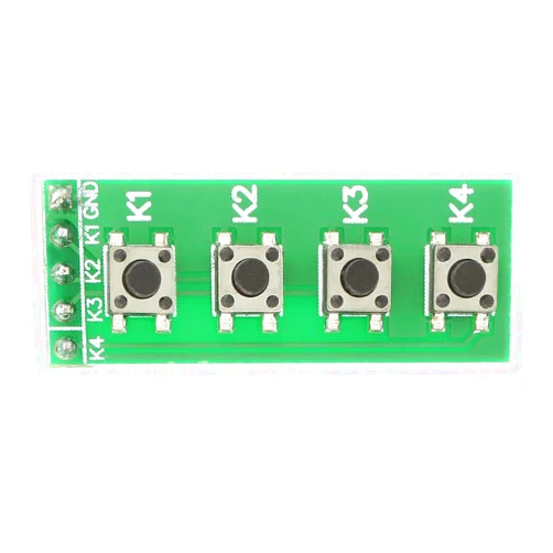 FTVOGUE Universal 4 Key Push Button Switch Module Keyboard Board