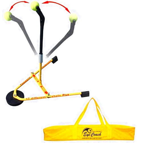 ‎BILLIE JEAN KING'S Eye Coach YOUR FASTEST WAY TO BETTER TENNIS Billie Jean King's Eye Coach, Family at-Home Tennis Training System. Works for Adults, Kids, and The Whole Family. Recommended by Tennis Professionals to Rapidly Improve Performance (Pro + Bag)
