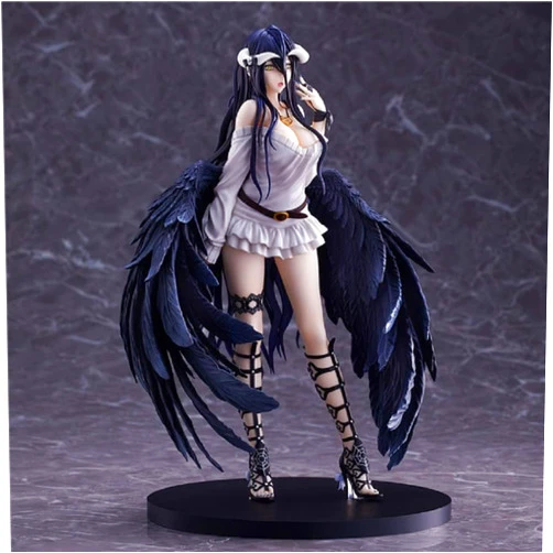 VOZOVUR Be Applicable to Overlord IV Albedo Wing Ver 1.7 Scale PVC Figure,8.4inch Home Decoration