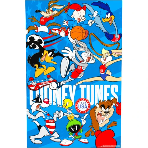 Trends International Looney Tunes x Team USA - Group Wall Poster, 22.37
