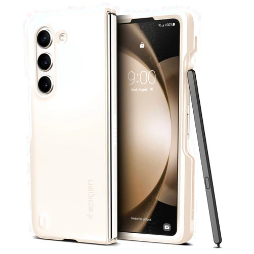 Spigen Thin Fit P Designed for Galaxy Z Fold 5 Case (2023) - Pearled Ivory