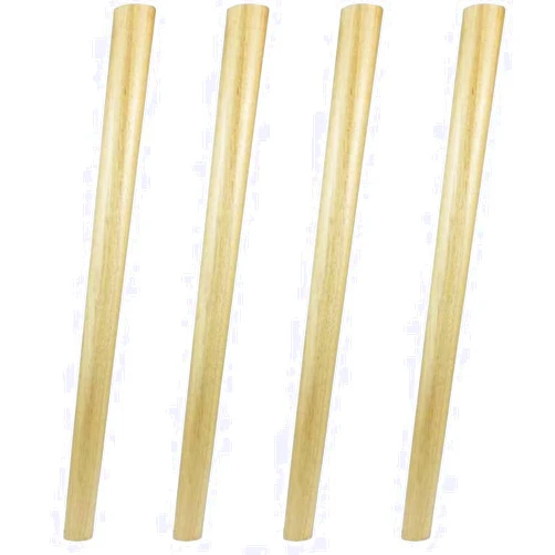 Vvlo 4pcs DIY Support Legs,Solid Wood Sofa Feet,Coffee Table,Bathroom,Bed Feet,Washing Machine,TV Cabinet Furniture Replacement Feet (Size : Bevel 5x60cm)