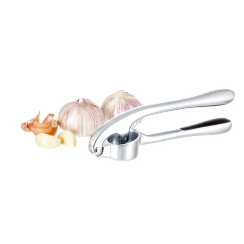 OTRON Premium Garlic Press, Stainless Steel, Garlic Mincer, Professional Heavy Duty, Soft-Handled, Crush Garlic Cloves, Ginger