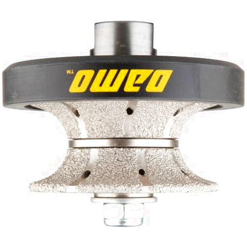 DAMO V30 1-1/4 inch Full Bullnose Diamond Hand Profiler Router Bit Profile Wheel with 5/8-11 Thread for Granite Concrete Marble Countertop Edge