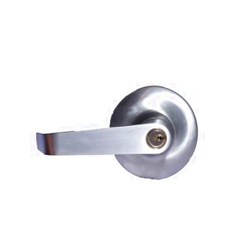 Arrow Lock GL Series Grade 1 Satin Chromium Plated Storeroom Cylindrical Lever Lock, 1-3/8