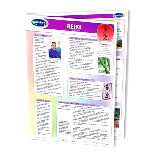 Permacharts Reiki Guide - Holistic Heath Chart Quick Reference Guide