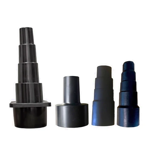 Mountain Trades Universal Shop Vac Attachment And Vacuum Hose Adapter Set - Vacuum Accessories 3 Rubber & 1 Rigid Dust Collection Fittings/Vacuum Attachments, Wet Dry Shop Vac Connections/Hose Adapters