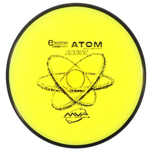 MVP Disc Sports Electron Atom Disc Golf Putter (Choose Your Firmness/Colors May Vary)
