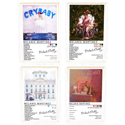Luminblade Cry B Aby Poster Home Decor Singer Music Album Cover Signed Limited Edition Canvas Wall Art Picture Print Bedroom Decorative Painting Souvenir Collection Gift (8x12in Unframe)