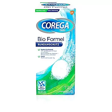 Corega Cleansing TABS Bio Formula for Removable Dentures/Third Teeth Cleaning Tablets 136 ml