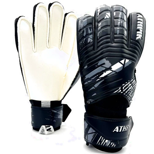 ATHPIK Goalie Goalkeeper Gloves with Pro Fingersaves, Strong Grip for The Toughest Saves, Protection to Prevent Injuries, Fit Match Training, Adult, Youth