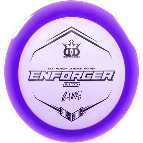 D·D DYNAMIC DISCS Dynamic Discs Limited Edition Ricky Wysocki Sockibomb Lucid Enforcer Distance Driver Golf Disc [Colors May Vary]