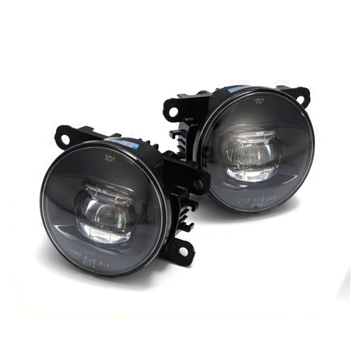ModifyStreet AlphaRex Universal LED Projector Fog Lights For Acura/Ford/Honda/Jaguar/Lincoln/Mitsubishi/Nissan/Subaru -DoubleTap Dual Color
