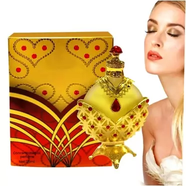 Tuwabeii Harem Al Sultán Gold - Long Lasting Arabic Perfume for Women, Arabian Perfume Oil, Sultán de Hálem Gold Perfume Oil, Perfumes Make Up Gift for Women Girls (15ml, A) 15ml A
